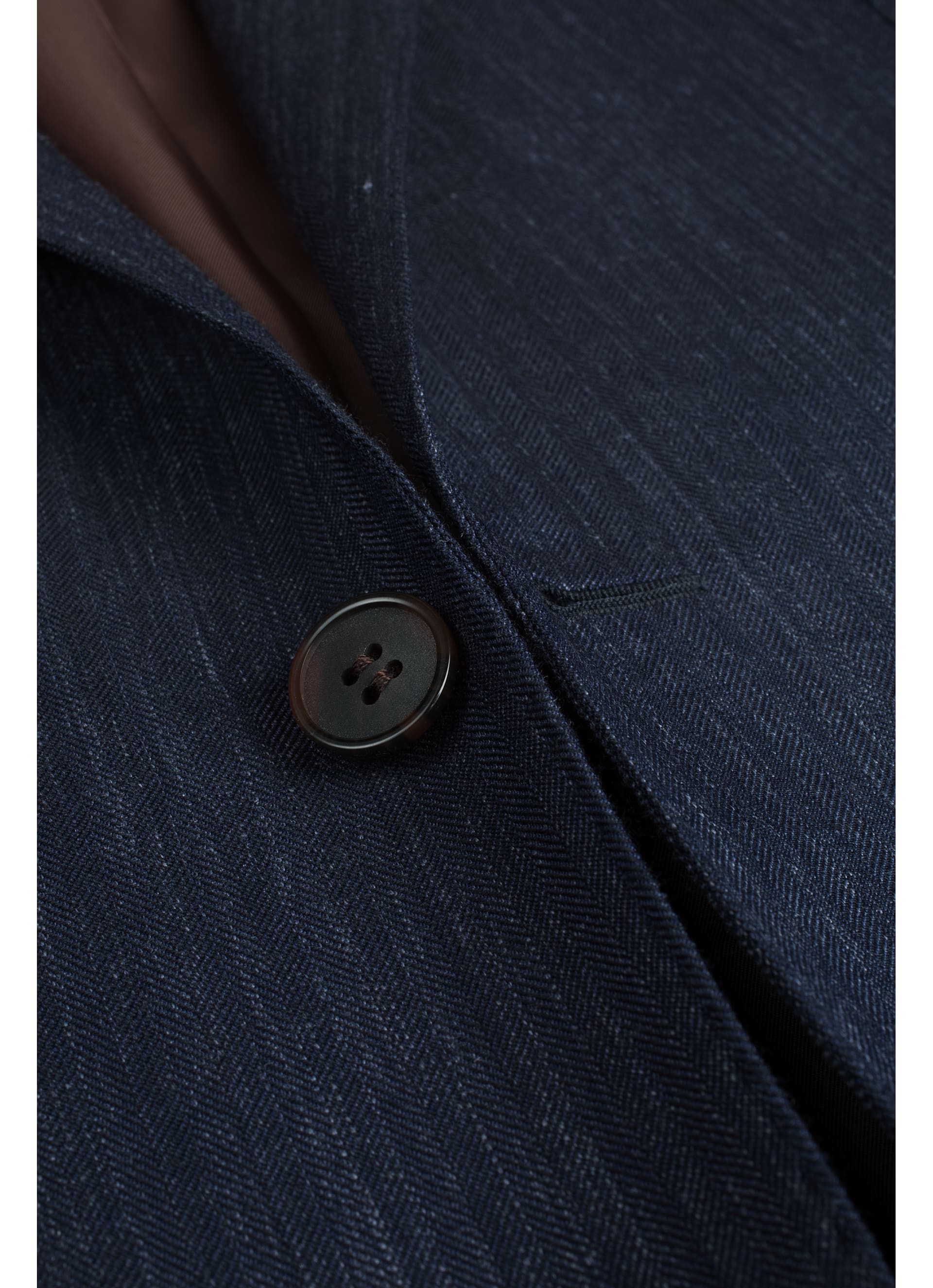 Suit Blue Herringbone Lazio P5134i | Suitsupply Online Store