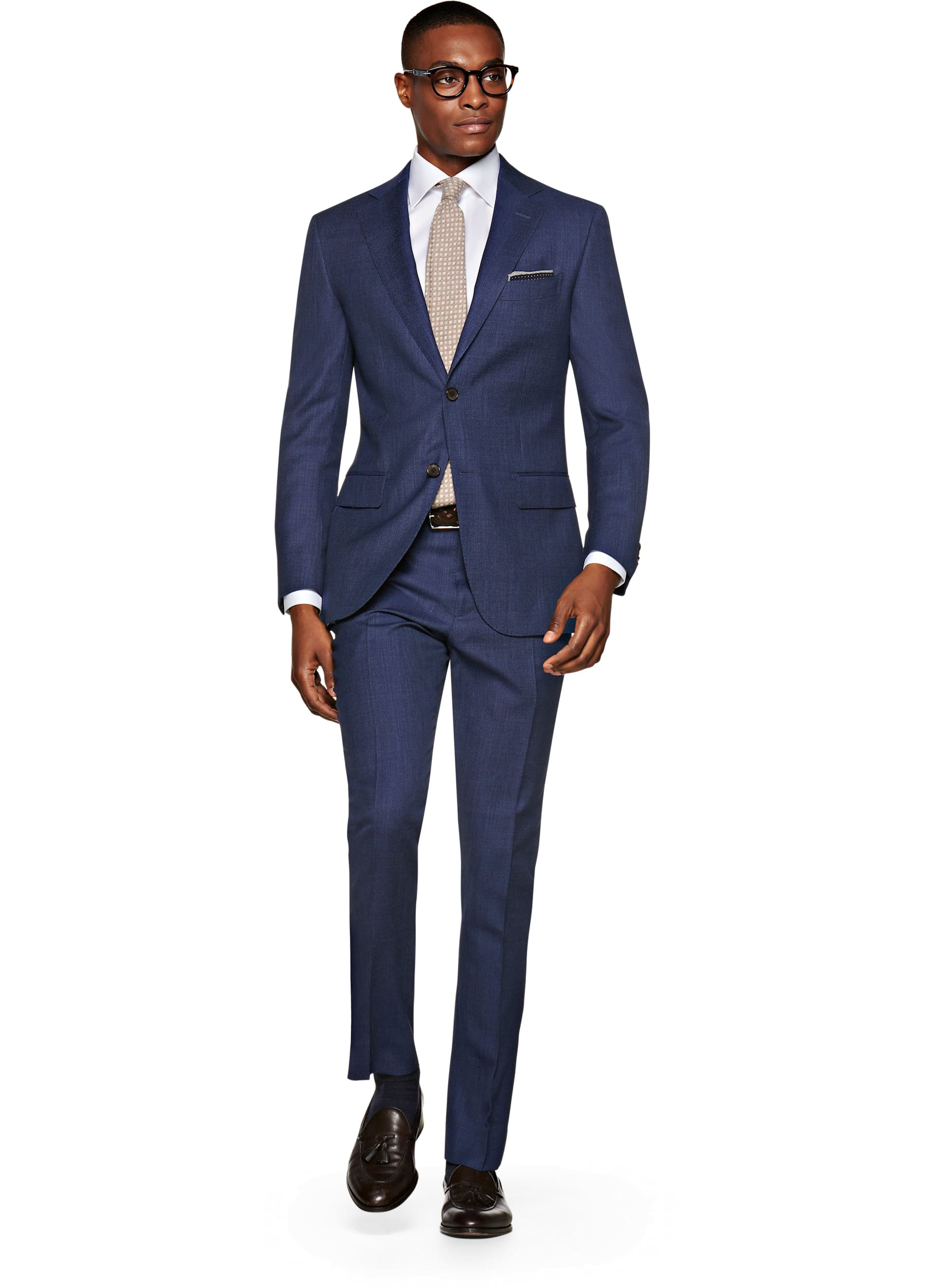 Suit Blue Plain Napoli P5145i | Suitsupply Online Store