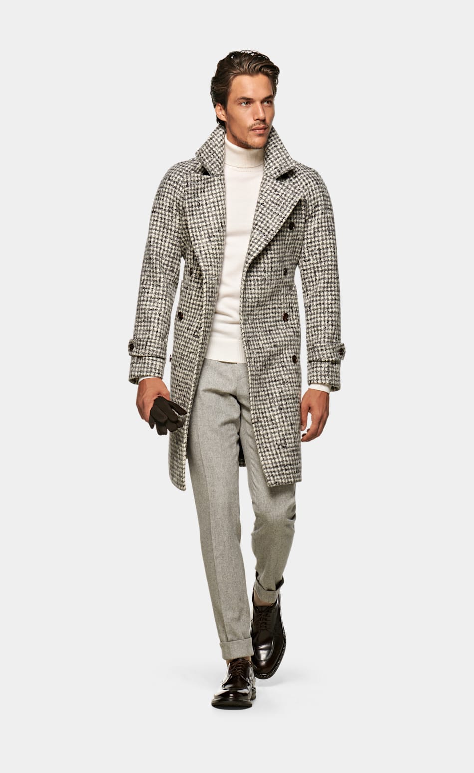 Off White Overcoat | Wool Alpaca | Suitsupply Online Store