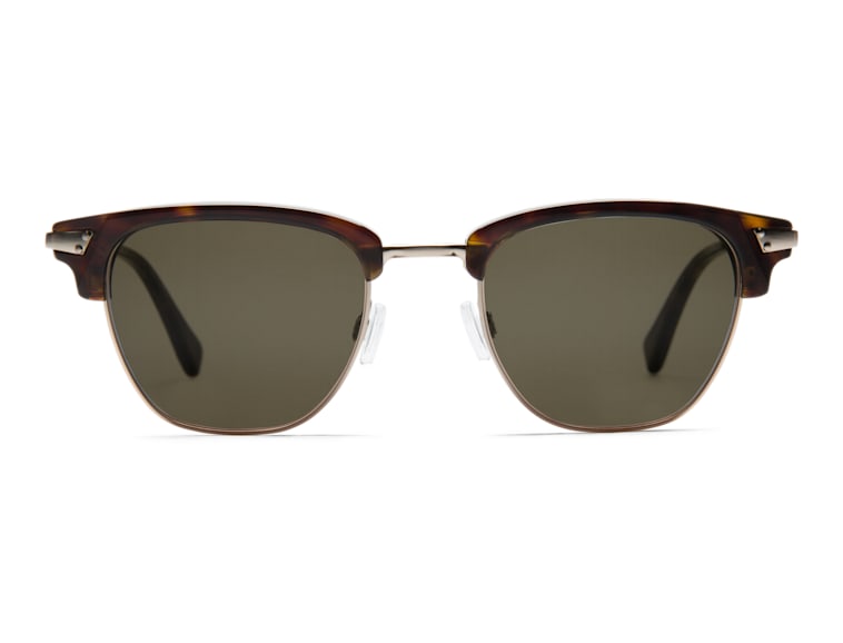 Dark Brown Square Sunglasses