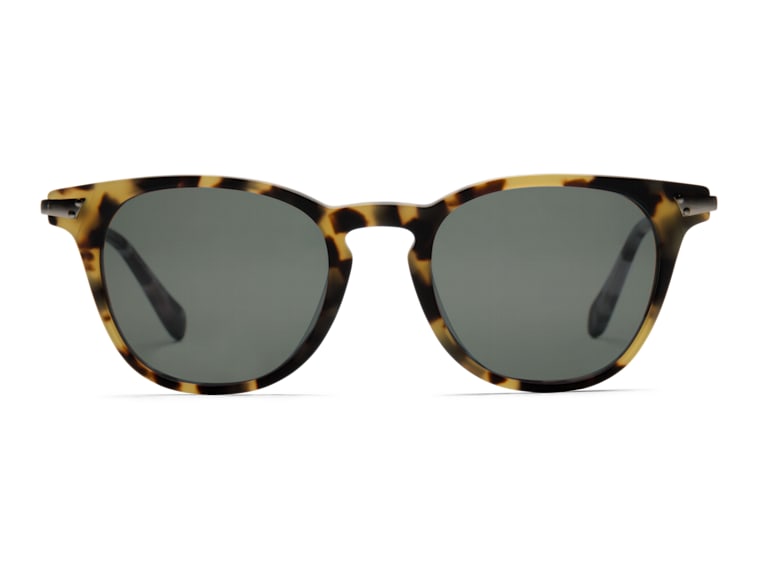 Light Brown Round Sunglasses