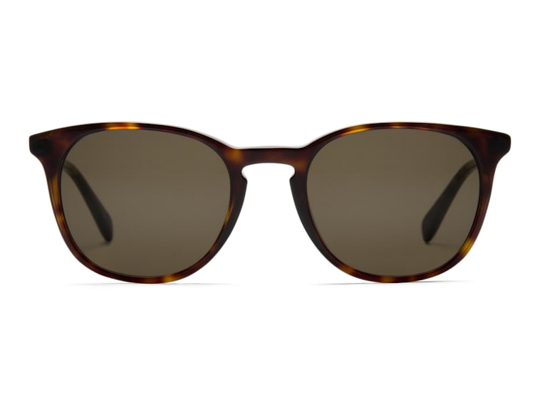 Dark Brown Round Sunglasses