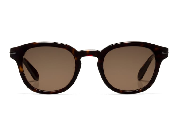 Brown Round Sunglasses