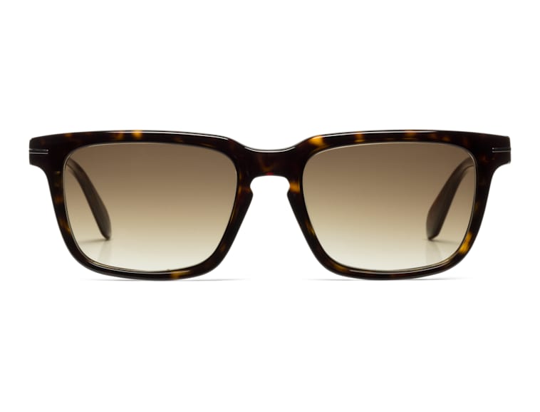 Dark Brown Square Sunglasses