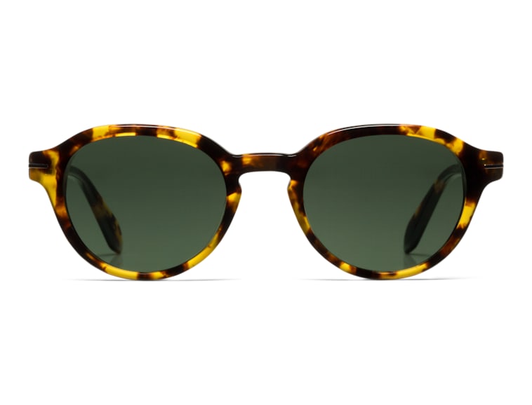 Tortoise Round Sunglasses