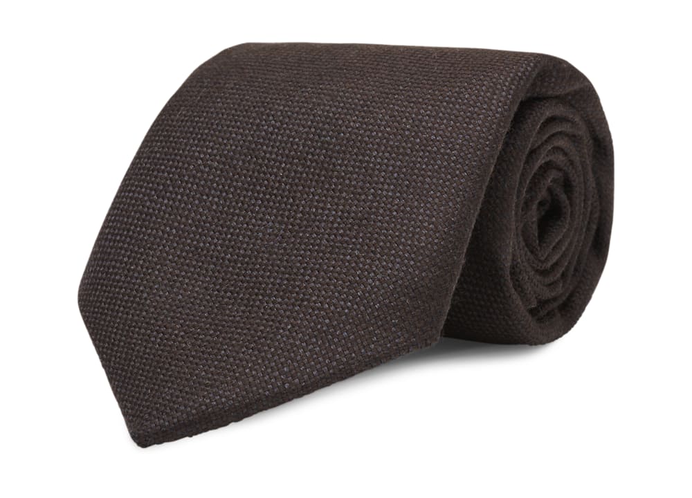 Brown 7-fold Jort Tie