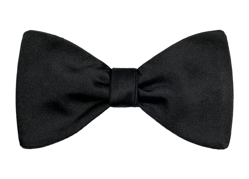 Black Self-tie Bow Tie