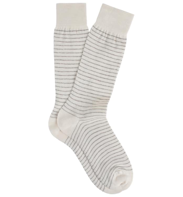 Beige Regular Socks