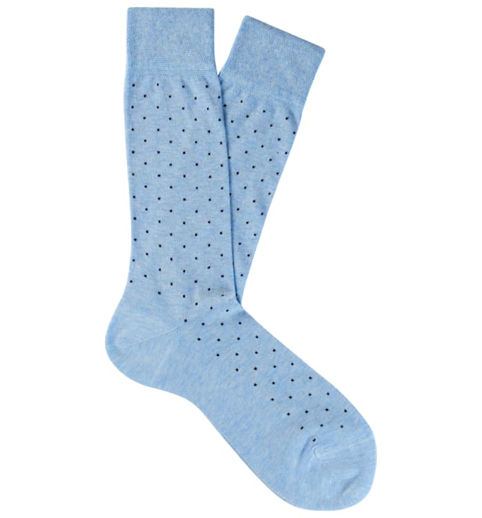 Blue Regular Socks