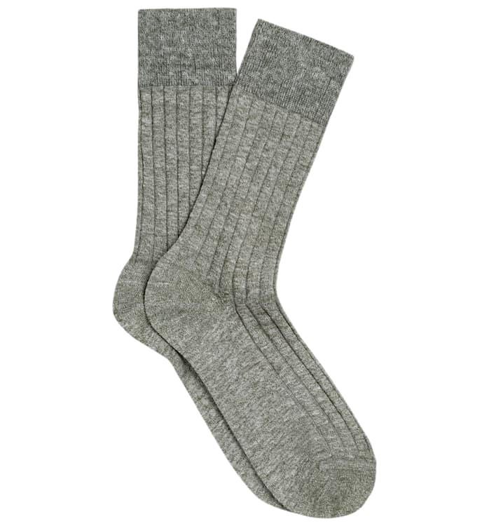 Green Regular Socks