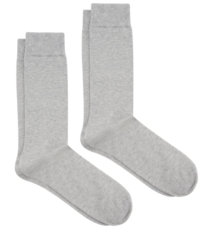 Dark Grey Regular Socks 2 Pack