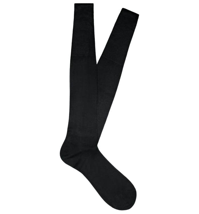 Black Knee high Socks