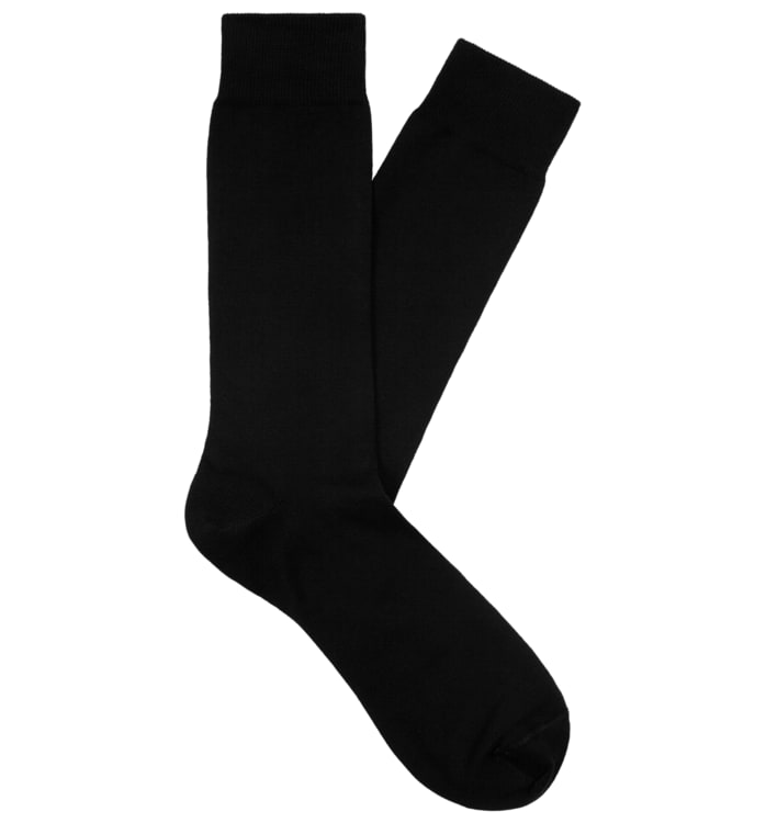 Black Regular Socks