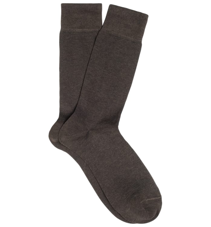 Brown Regular Socks