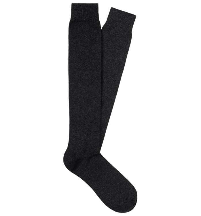 Dark Grey Knee high Socks