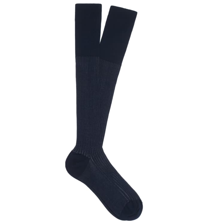 Blue Knee high Socks