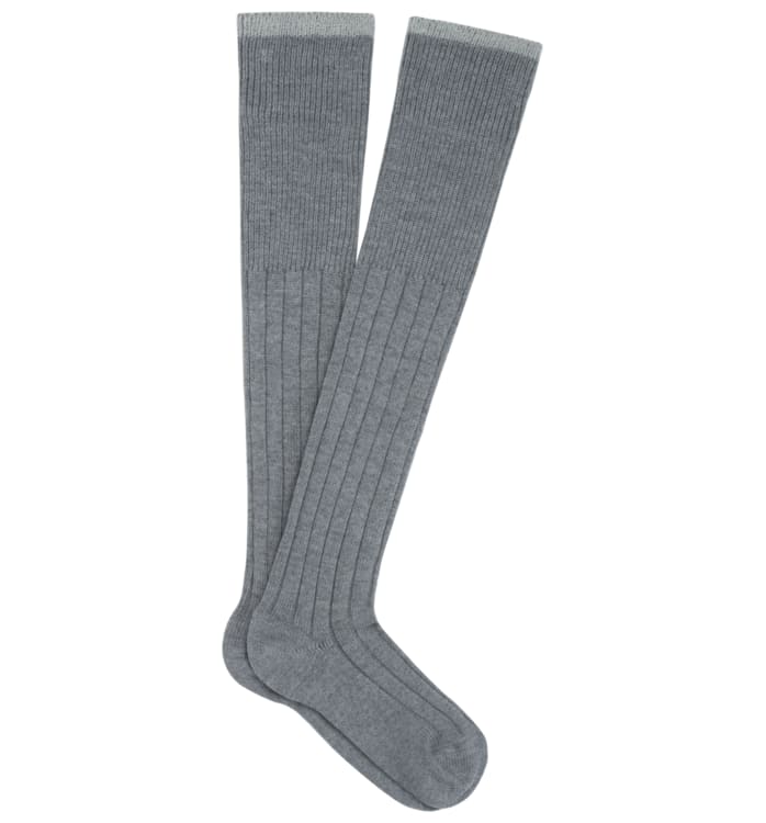 Grey Knee high Socks