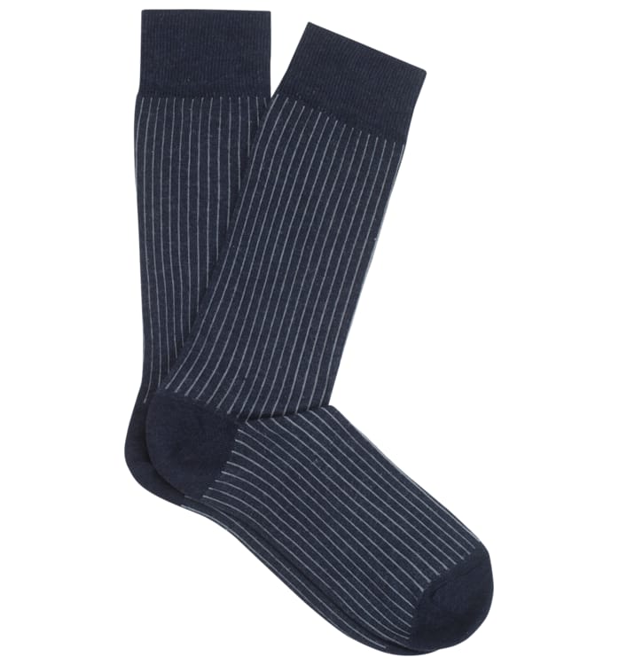 Blue Regular Socks