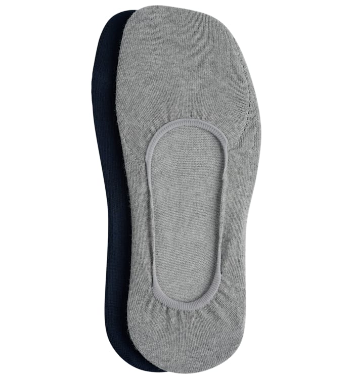 Blue And Grey 4 pack liner Socks