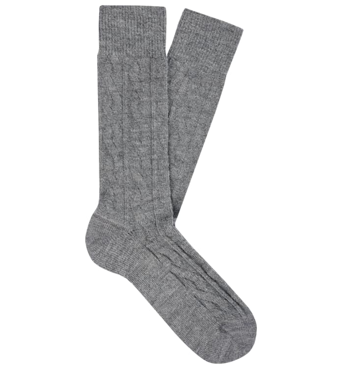 Grey Regular Socks