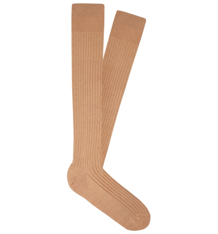 Camel Knee high Socks