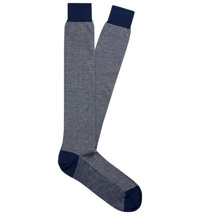 Navy Knee high Socks
