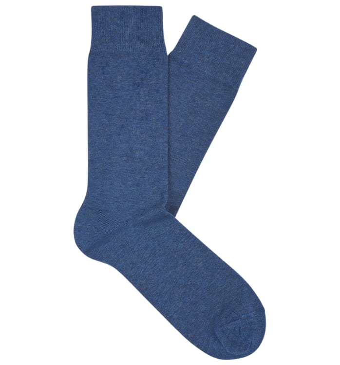 Blue Regular Socks