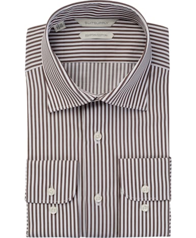 Brown Stripe Shirt