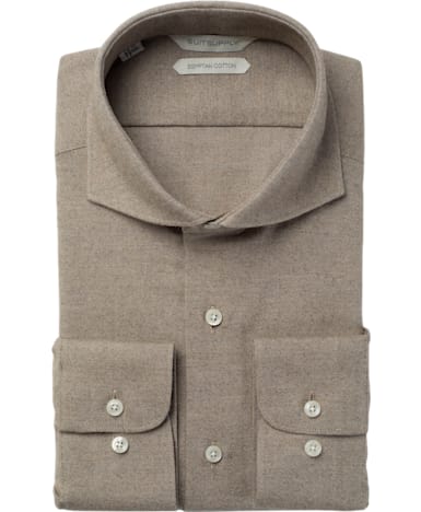 Brown Plain Shirt