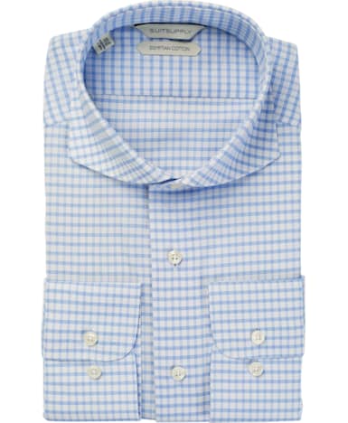 Light Blue Check Shirt