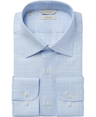 Blue Check Traveller Shirt