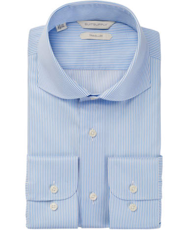 Blue Stripe Traveller Shirt