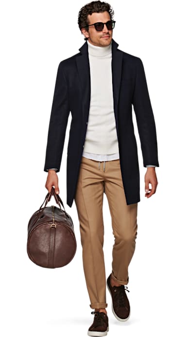 Navy Overcoat