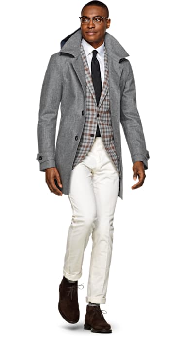 Grey Raincoat