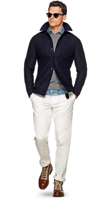 Jort Navy Plain