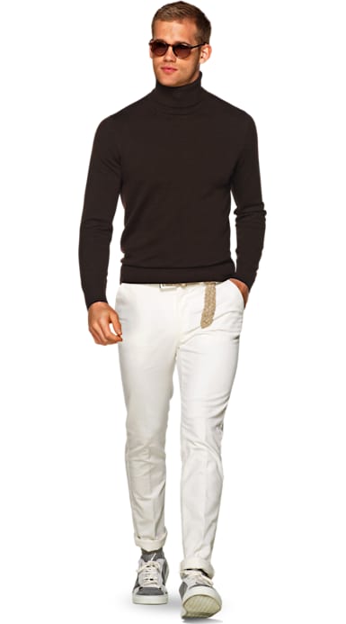 Brown Turtleneck
