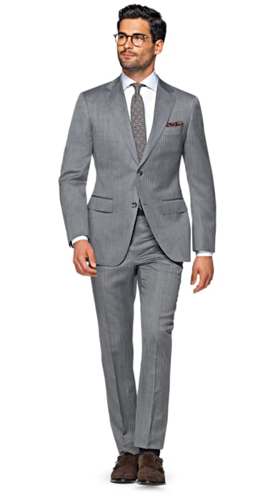 Grey Herringbone