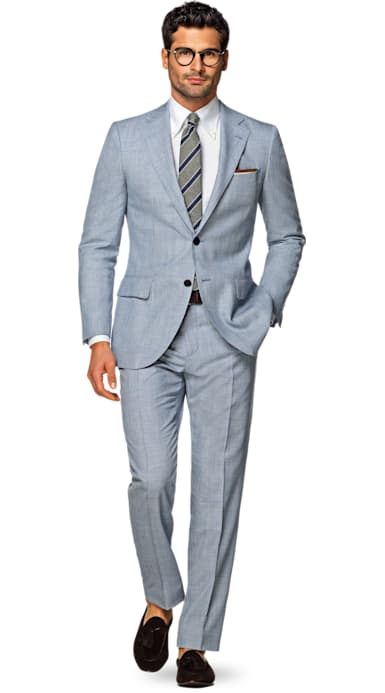 Lazio Light Blue Check
