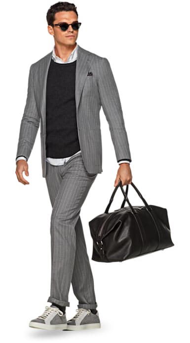 Havana Light Grey Stripe