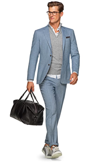 Havana Light Blue Plain