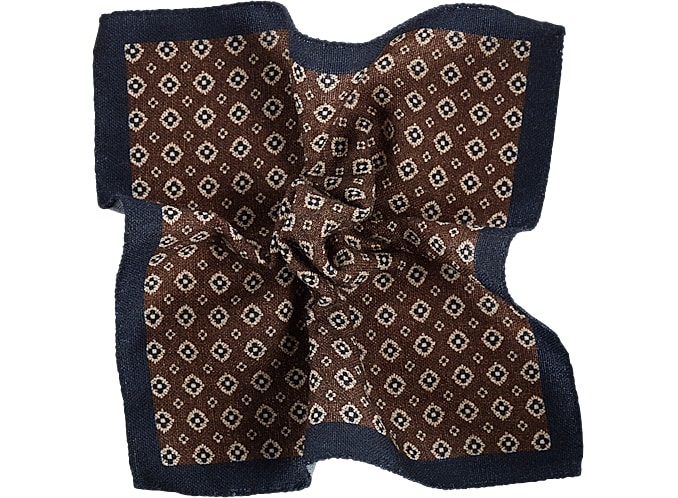 Brown Pocket Square