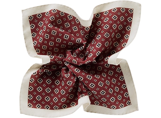 Burgundy Pocket Square