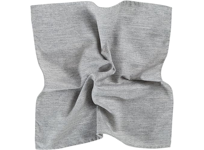 Grey Pocket Square