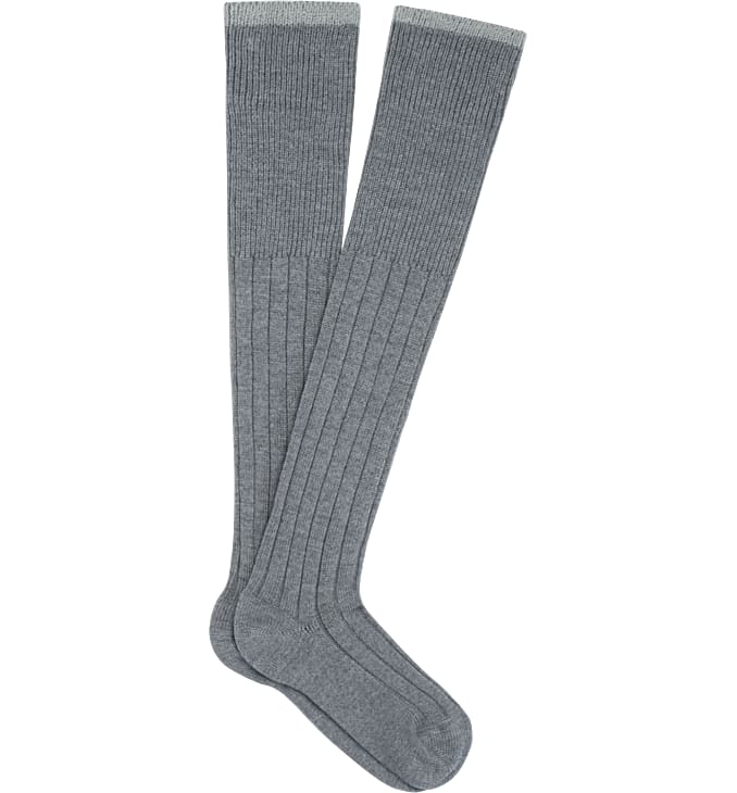 Grey Knee high Socks