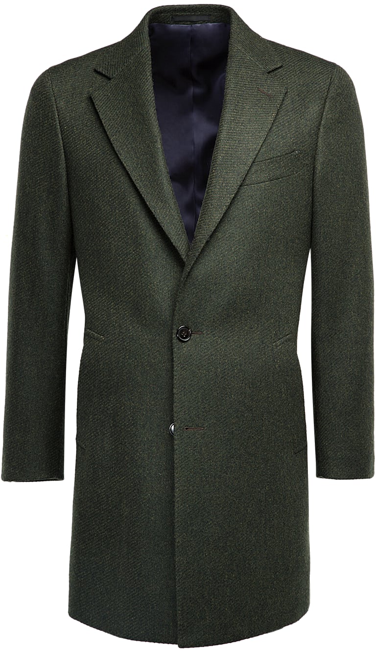 Green Overcoat J457 | Suitsupply Online Store