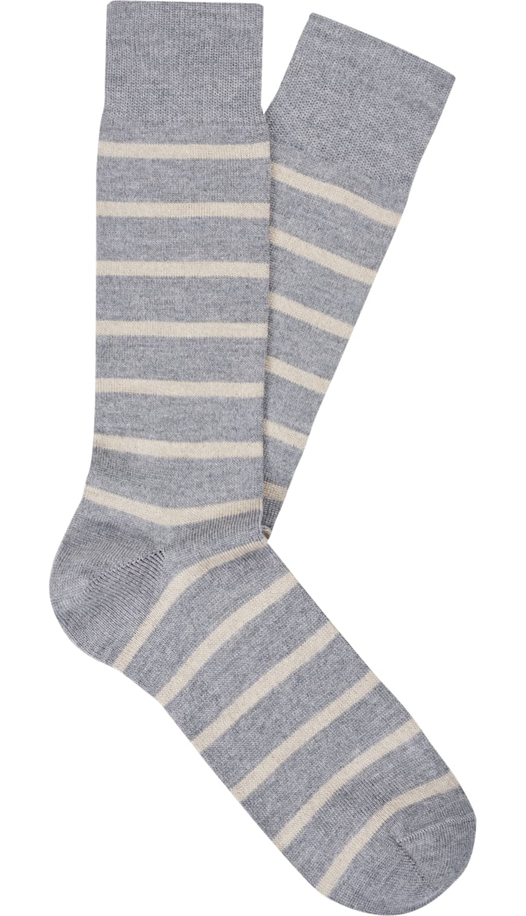 Grey Regular Socks O726 | Suitsupply Online Store