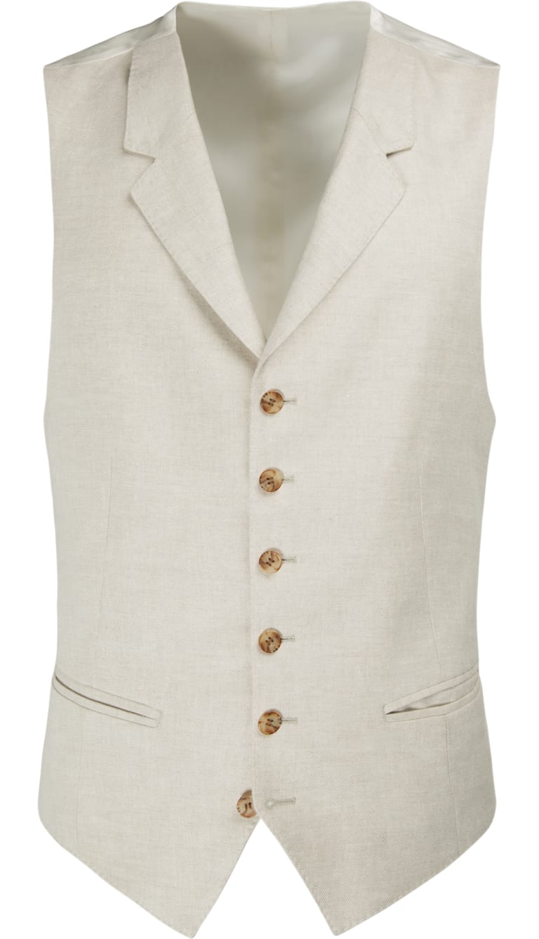 Off White Waistcoat W170101i | Suitsupply Online Store