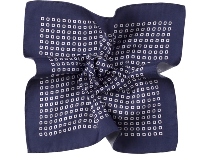 Navy Pocket Square