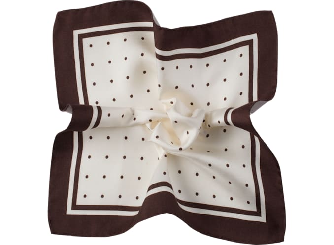 Brown Pocket Square