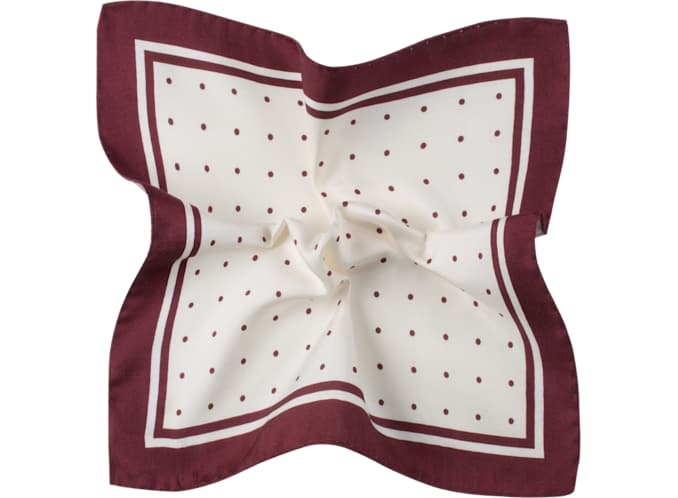 Burgundy Pocket Square